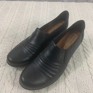 BLACK ROCKPORT COB HILL COLLECTION SHOES